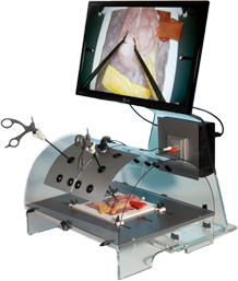 Desktop laparoscopic trainer
